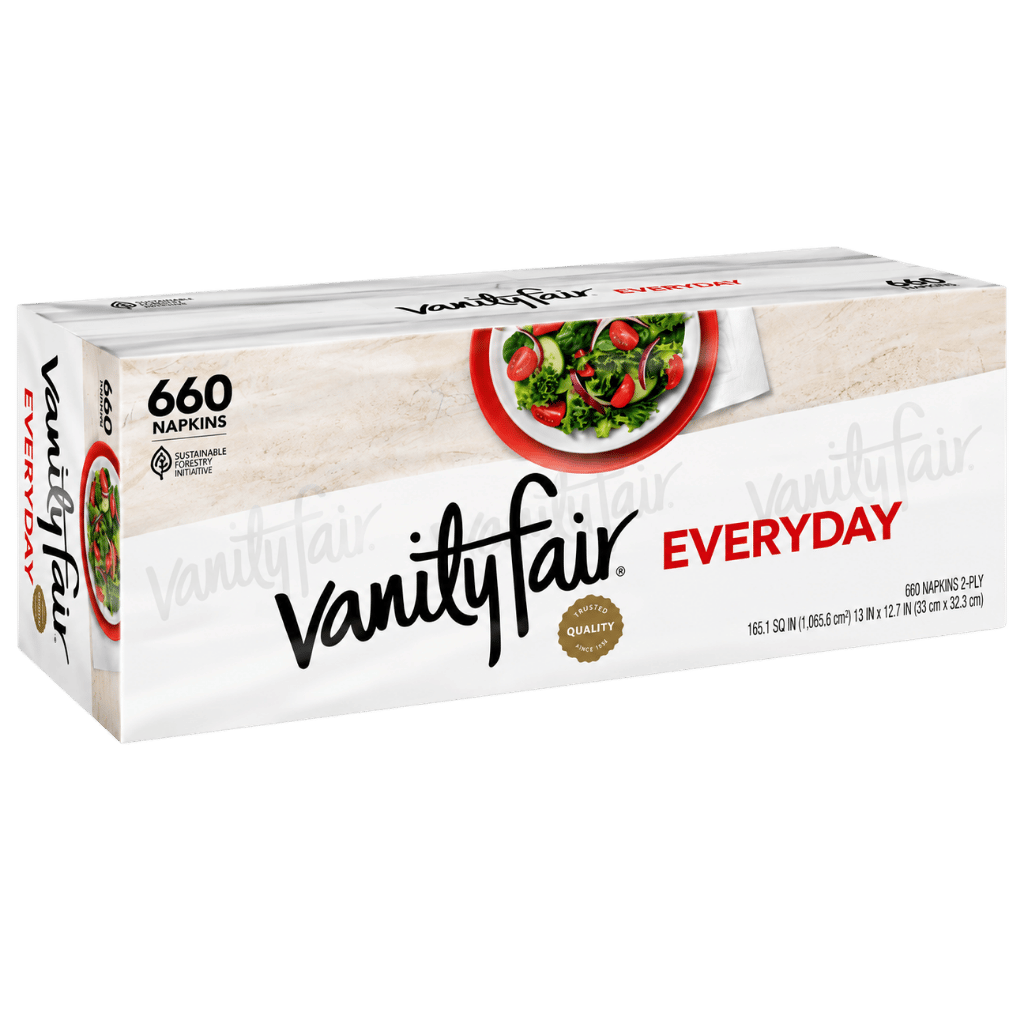 Vanity Fair Everyday Napkin 110-count 6-pack buy online USA - 1